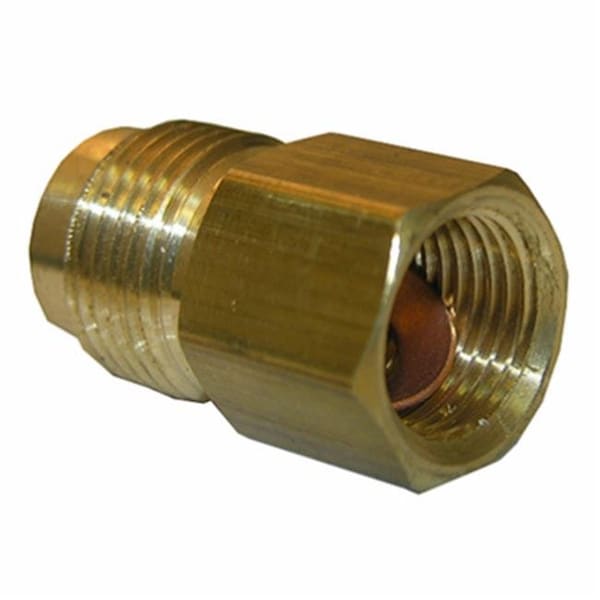 Brasscraft Plumb Shop Div Brasscraft 207954 0.375 Female Flare x 0.5 Male Flare Adapter 207954 - main